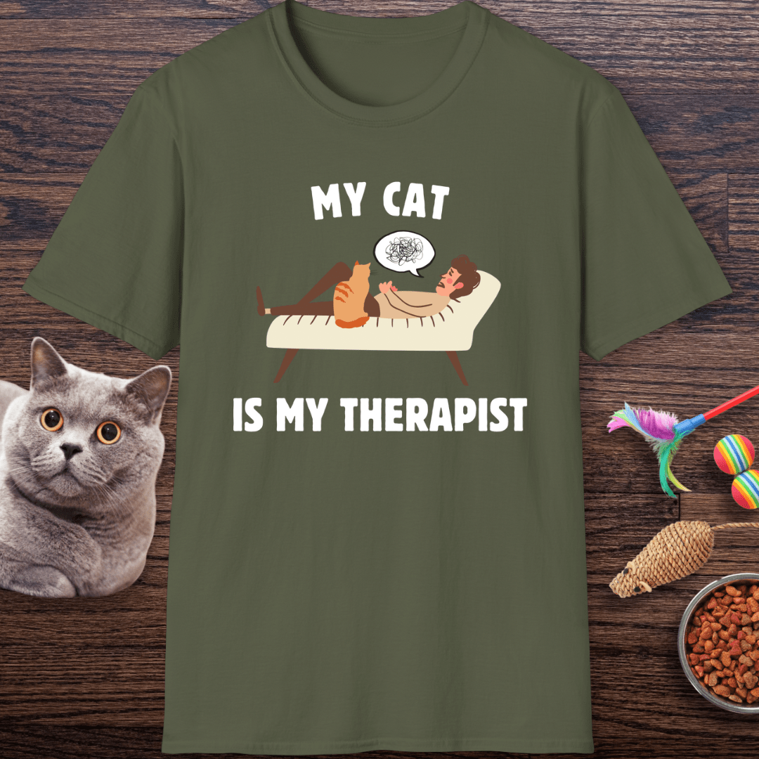 My Cat is My Therapist T-shirt
