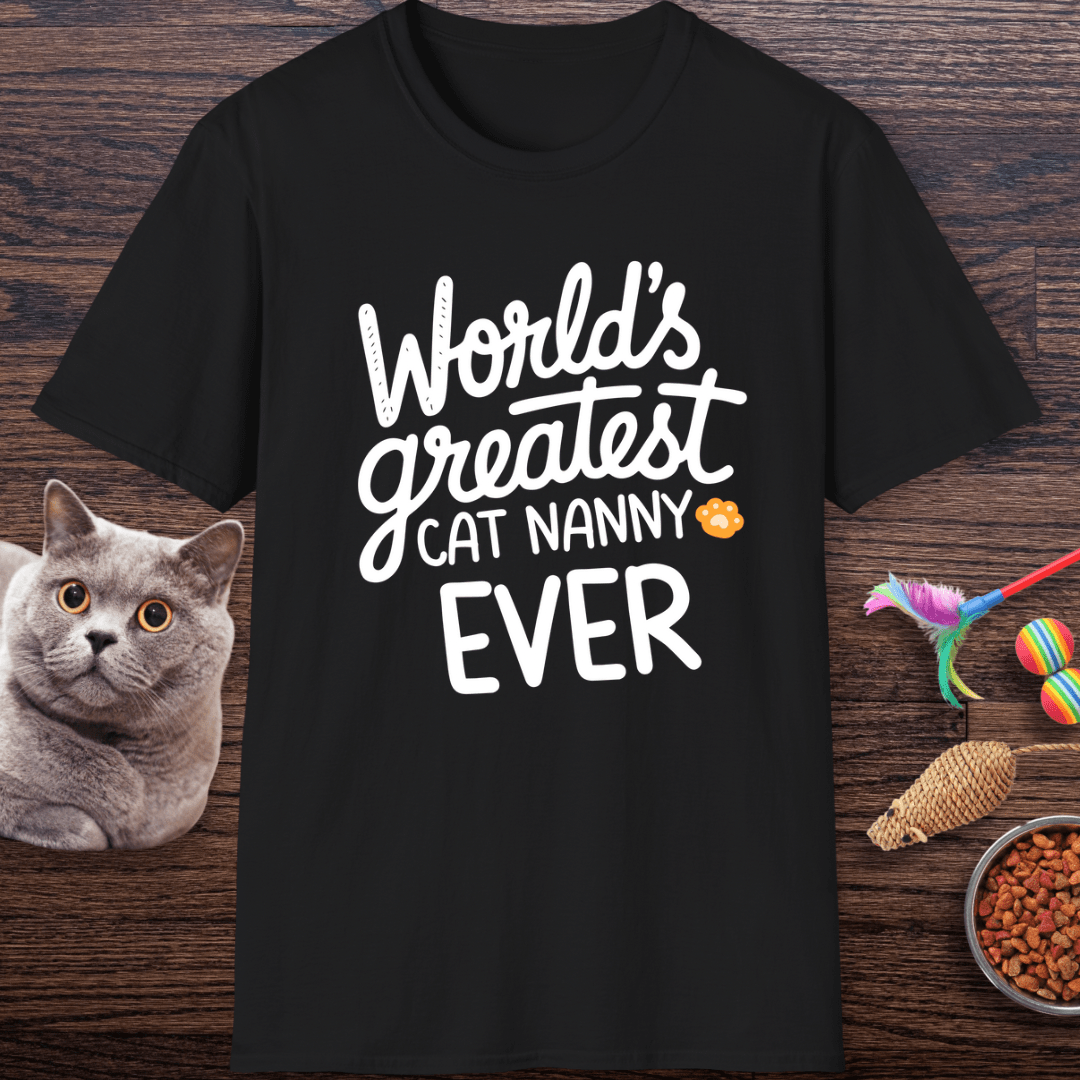 World’s Greatest Cat Nanny Ever T-Shirt
