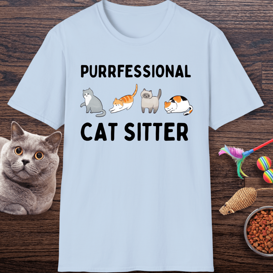 Purrfessional Cat Sitter T-Shirt