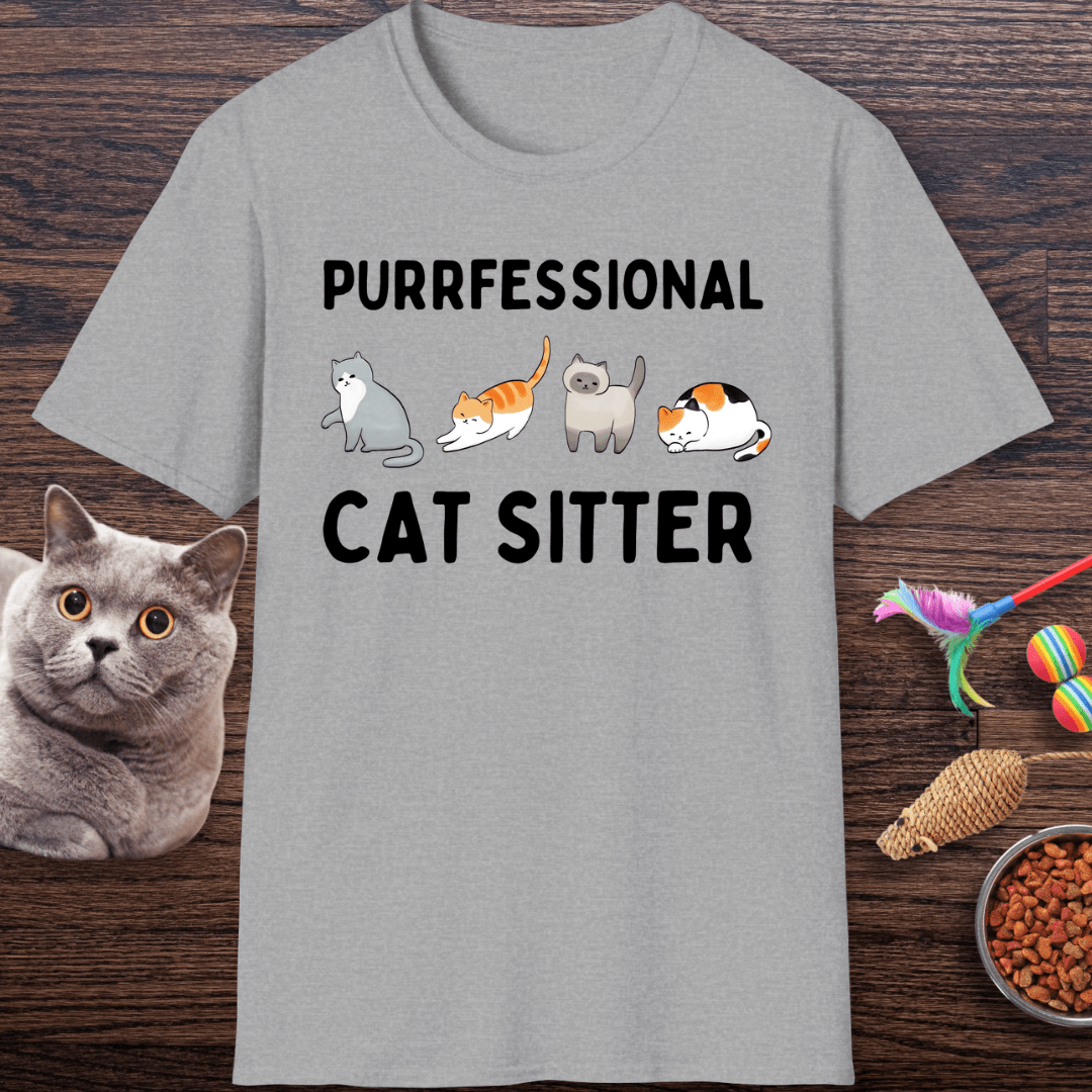 Purrfessional Cat Sitter T-Shirt