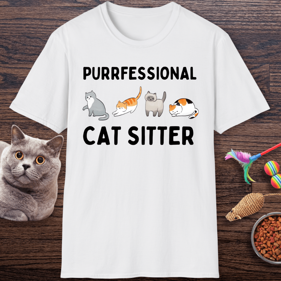 Purrfessional Cat Sitter T-Shirt
