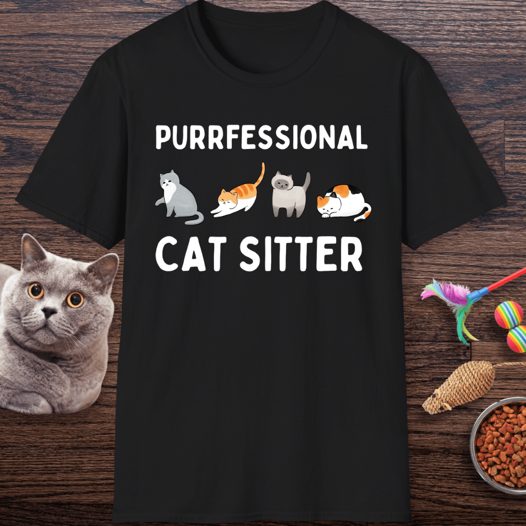 Purrfessional Cat Sitter T-Shirt