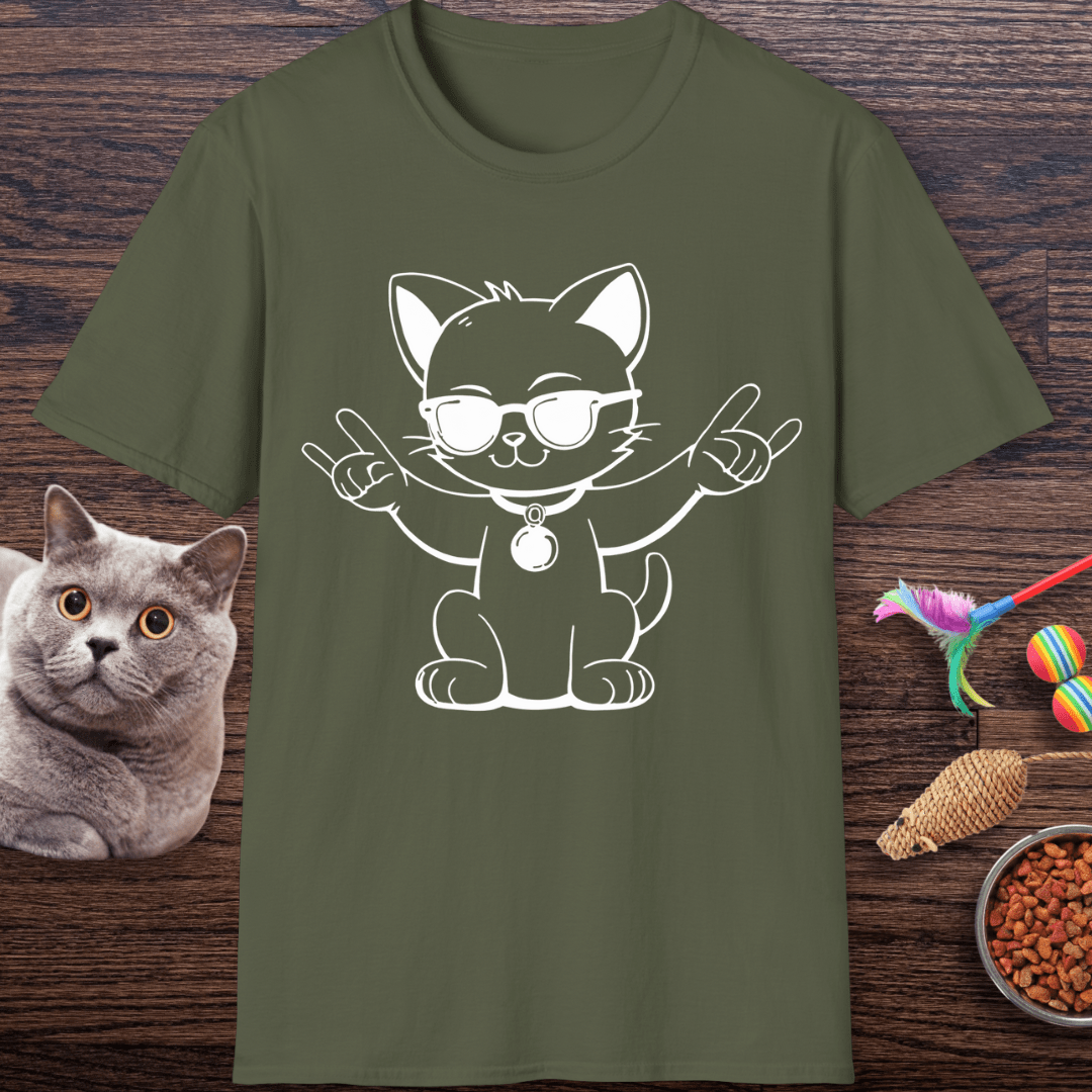 Rock On Kitty T-Shirt