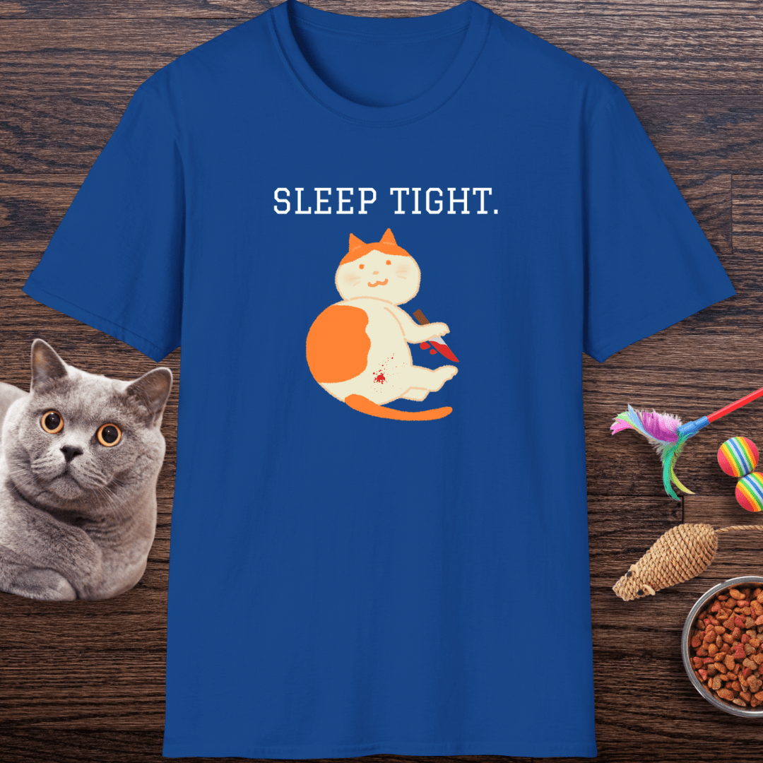 Sleep Tight Creepy Cat T-Shirt
