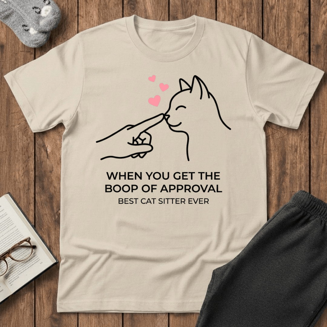 Boop of Approval Cat Sitter T-Shirt