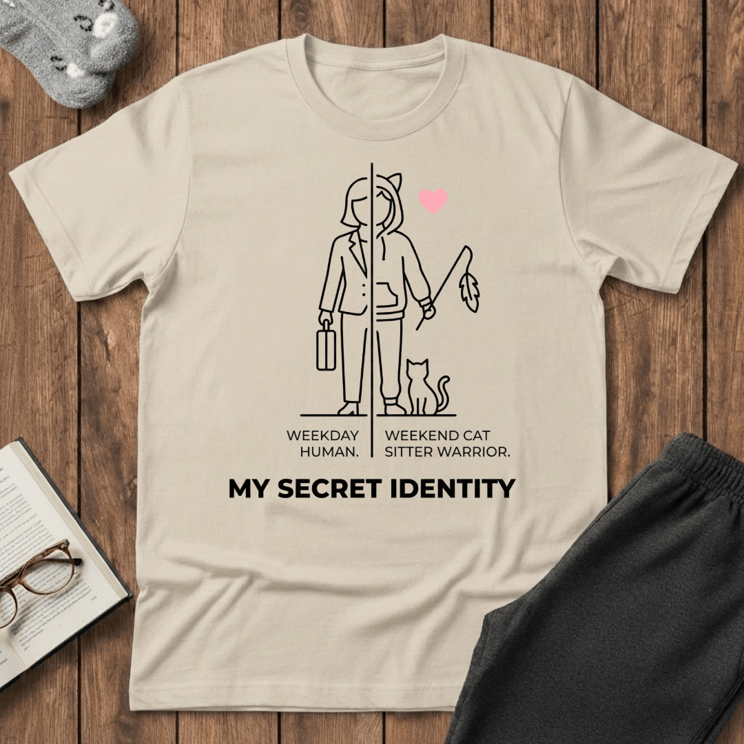 My Secret Identity Cat Sitter T-Shirt