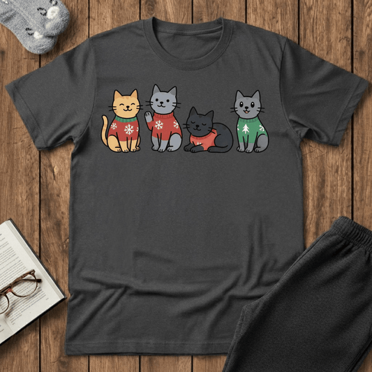 Christmas Sweater Kitties T-Shirt