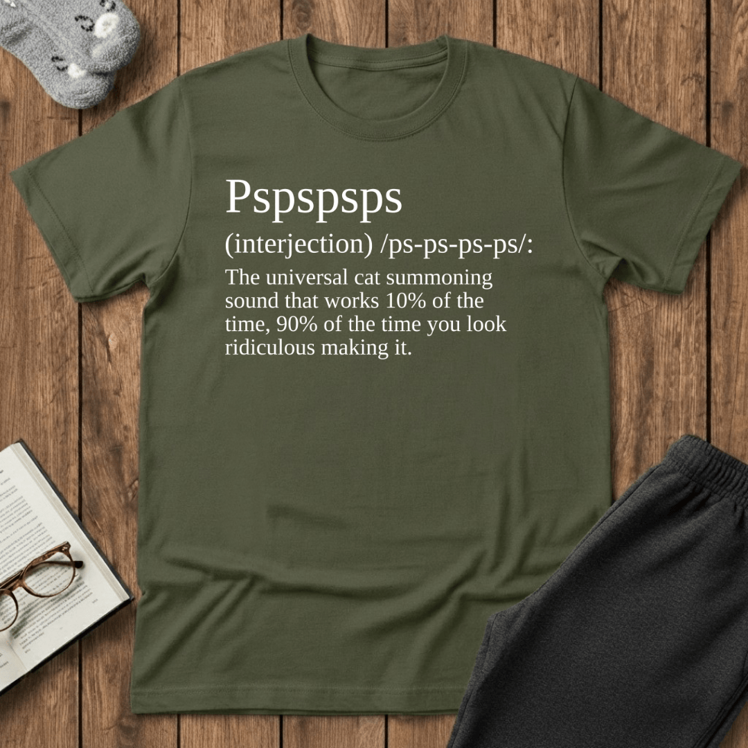 Pspspsps Definition Cat T-Shirt