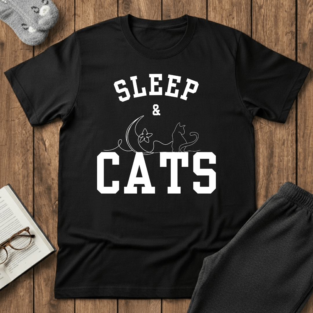 Sleep & Cats Cozy T-shirt