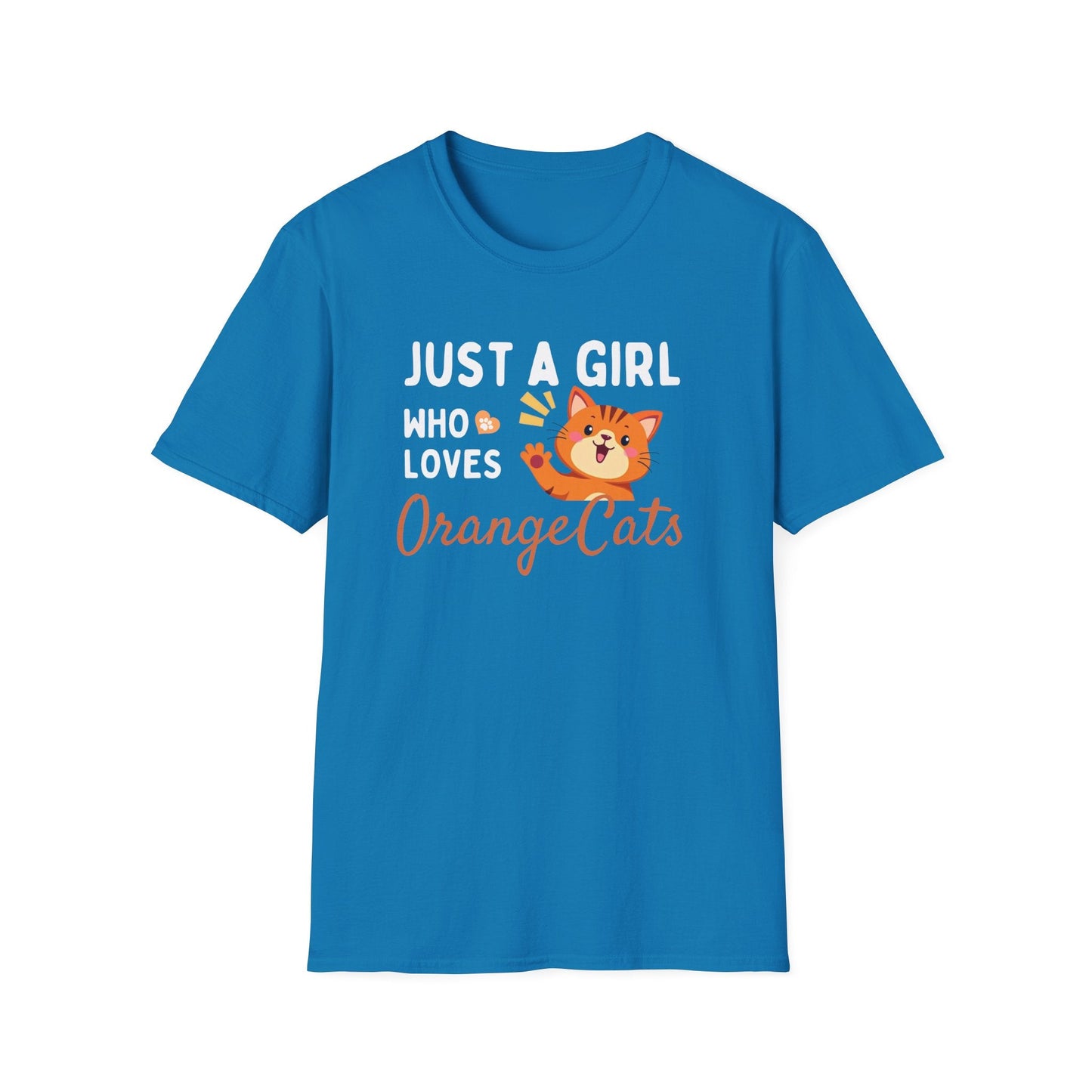 Just a Girl Who Loves Orange Cats T-Shirt