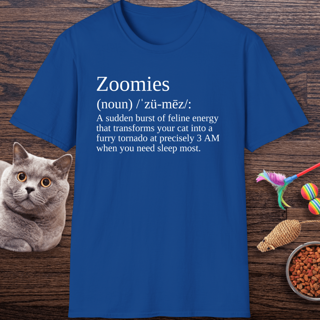 Zoomies Definition Cat T-Shirt