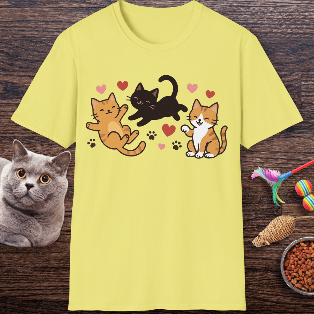 Happy Kawaii Kitties T-Shirt