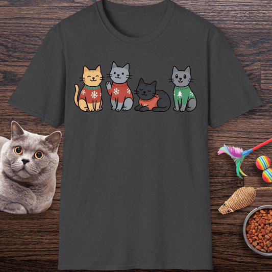Christmas Sweater Kitties T-Shirt