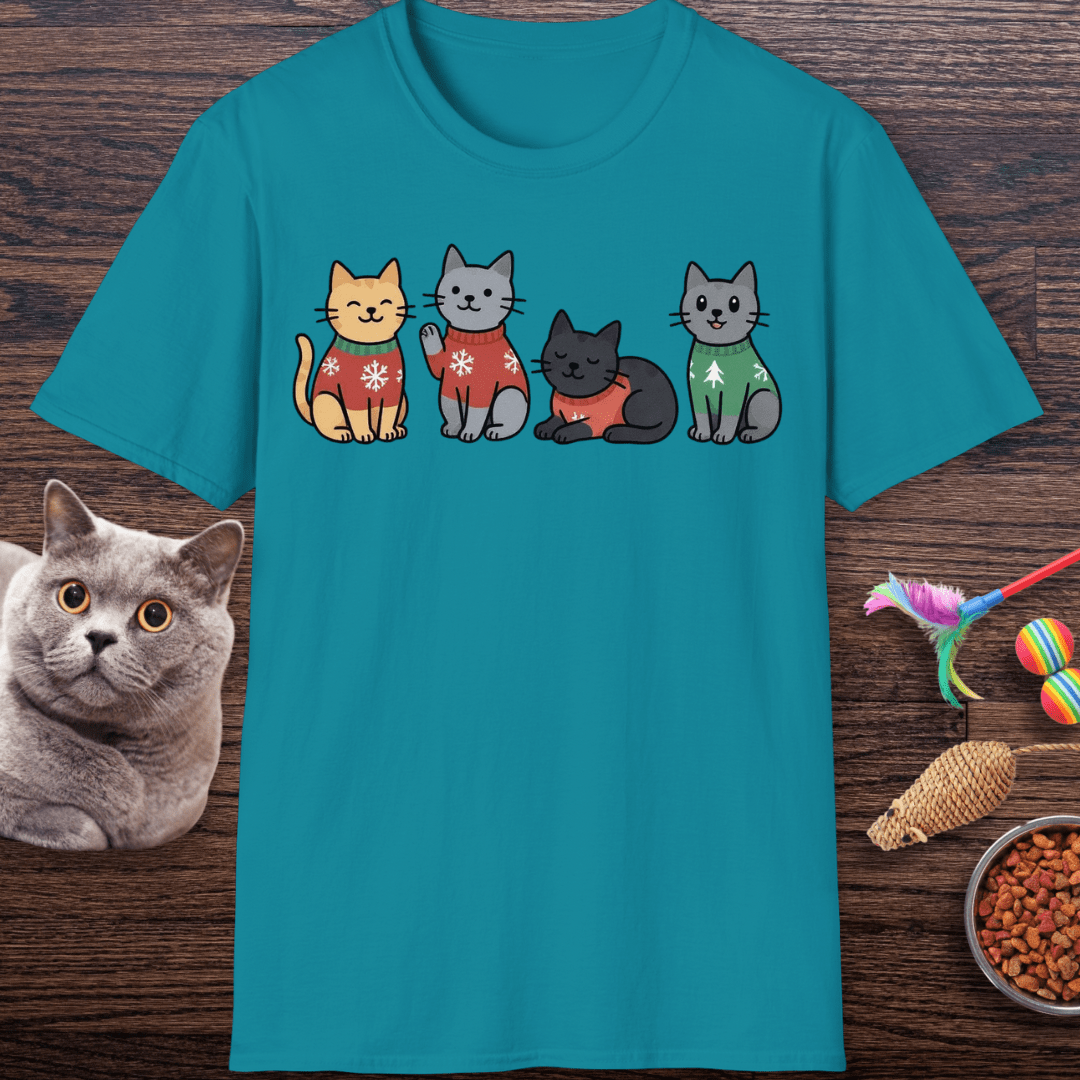 Christmas Sweater Kitties T-Shirt