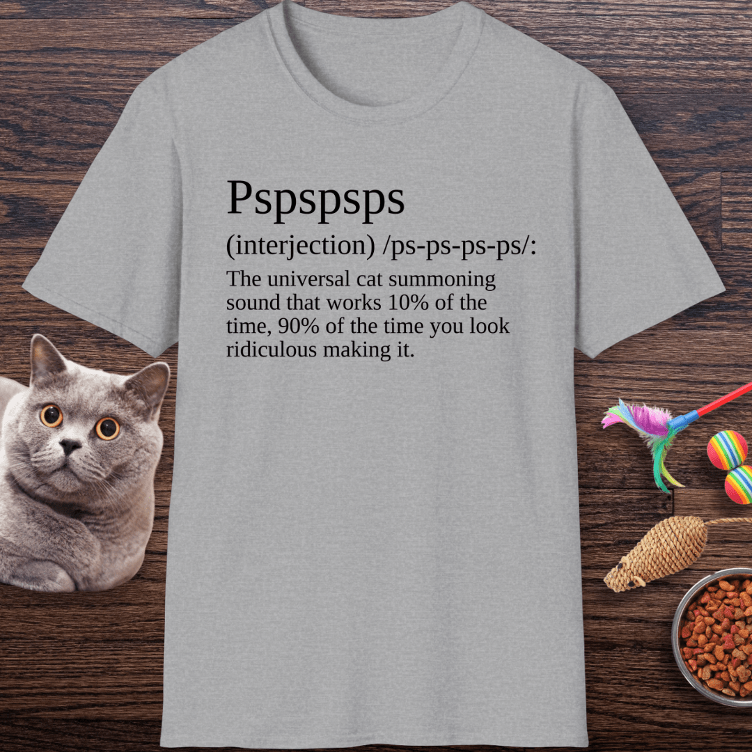 Pspspsps Definition Cat T-Shirt