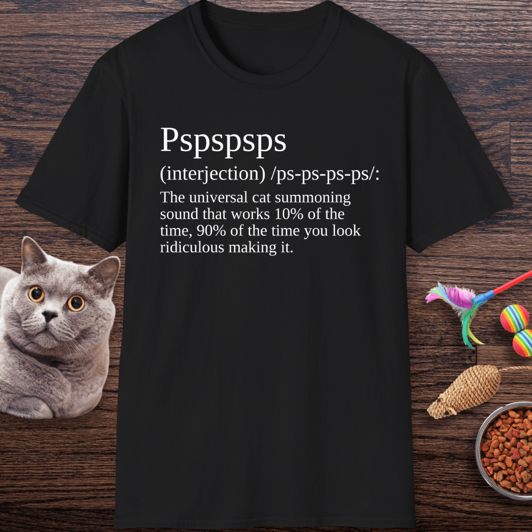 Pspspsps Definition Cat T-Shirt