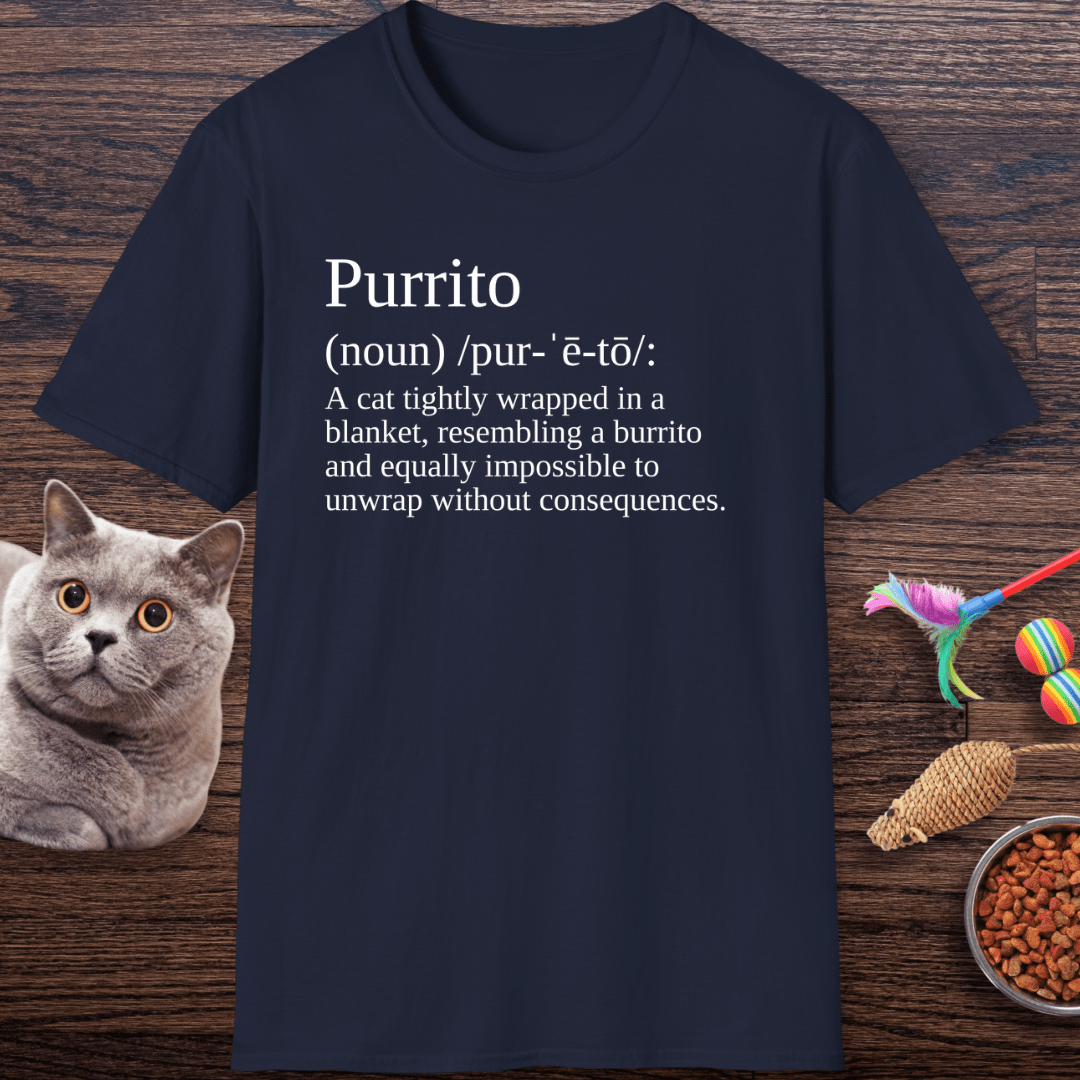 Purrito Definition Cat T-shirt