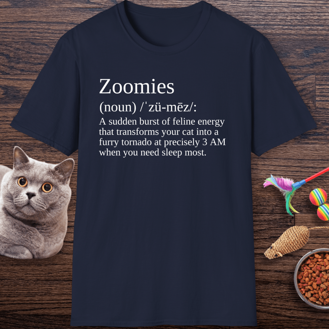 Zoomies Definition Cat T-Shirt