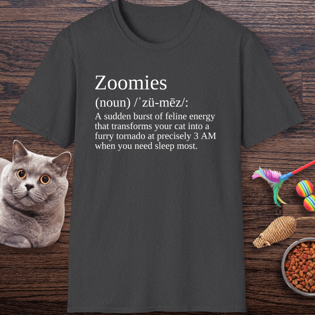 Zoomies Definition Cat T-Shirt