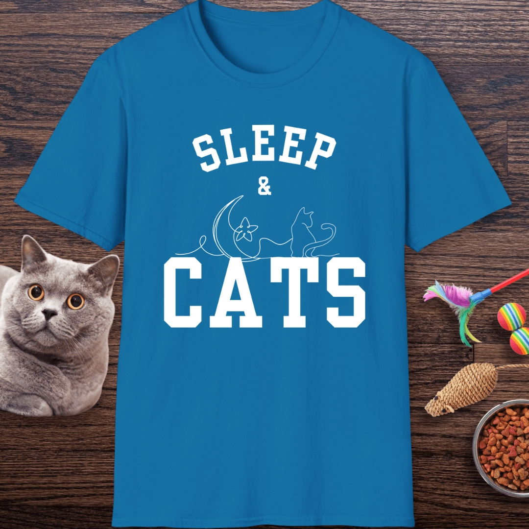 Sleep & Cats Cozy T-shirt