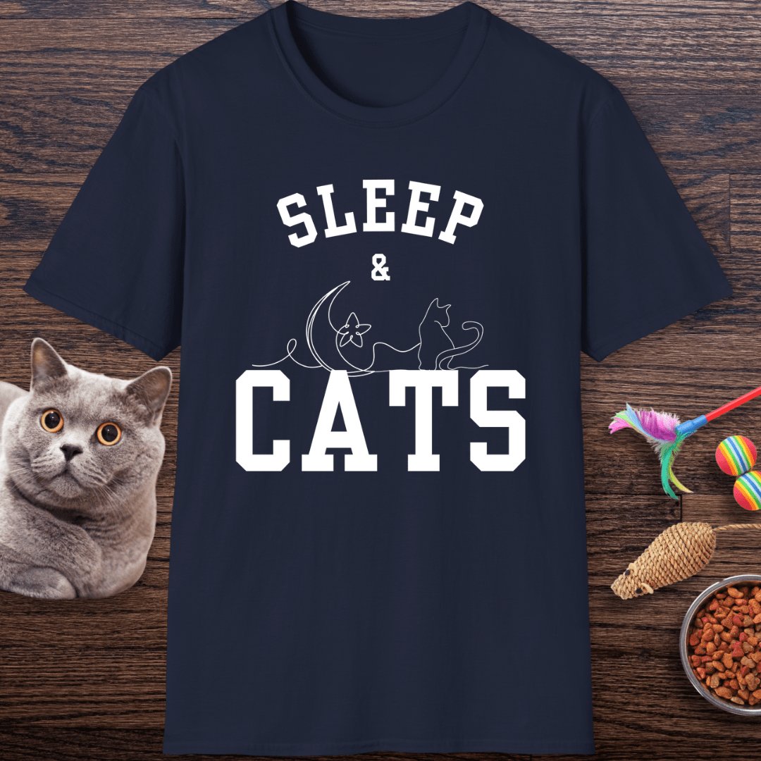 Sleep & Cats Cozy T-shirt