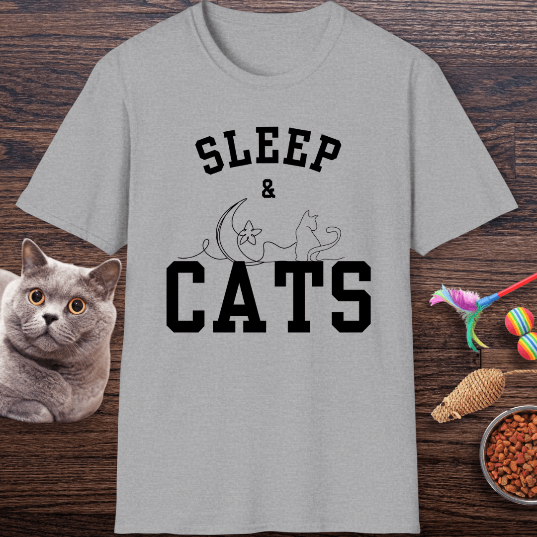 Sleep & Cats Cozy T-shirt