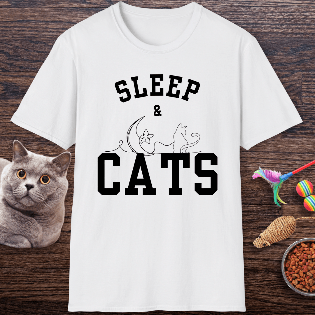 Sleep & Cats Cozy T-shirt