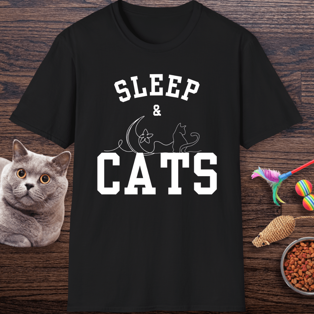 Sleep & Cats Cozy T-shirt
