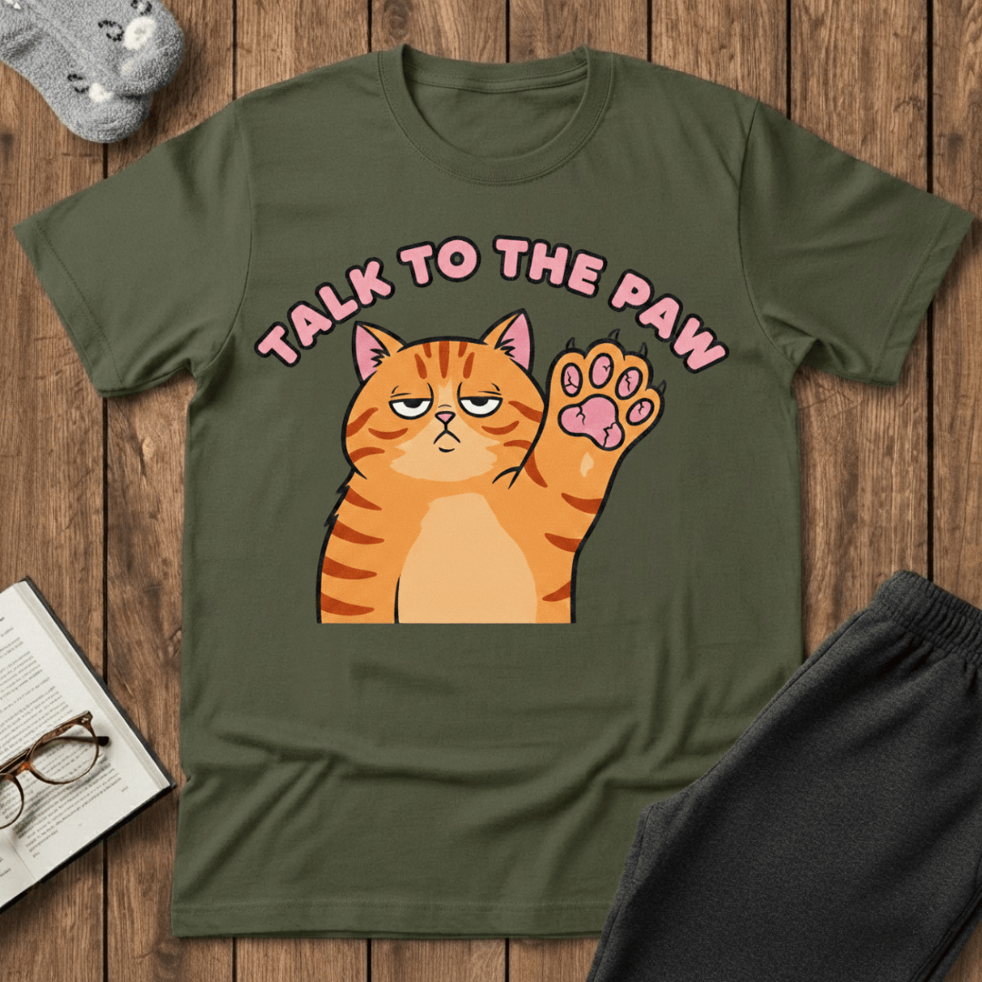 Dismissive Paw Cat T-shirt