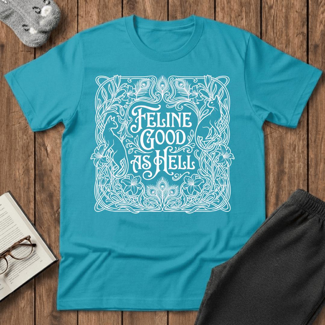 Vintage Feline Good T-shirt