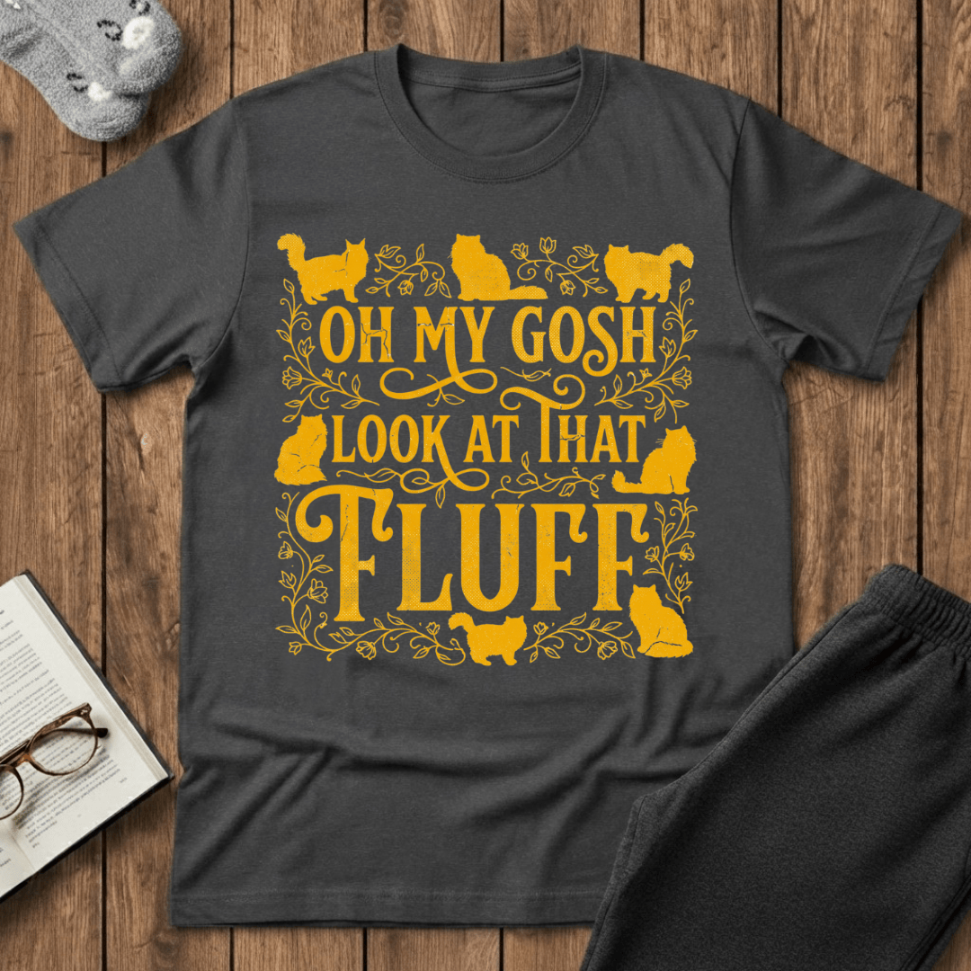 Vintage Fluffy Cat T-shirt
