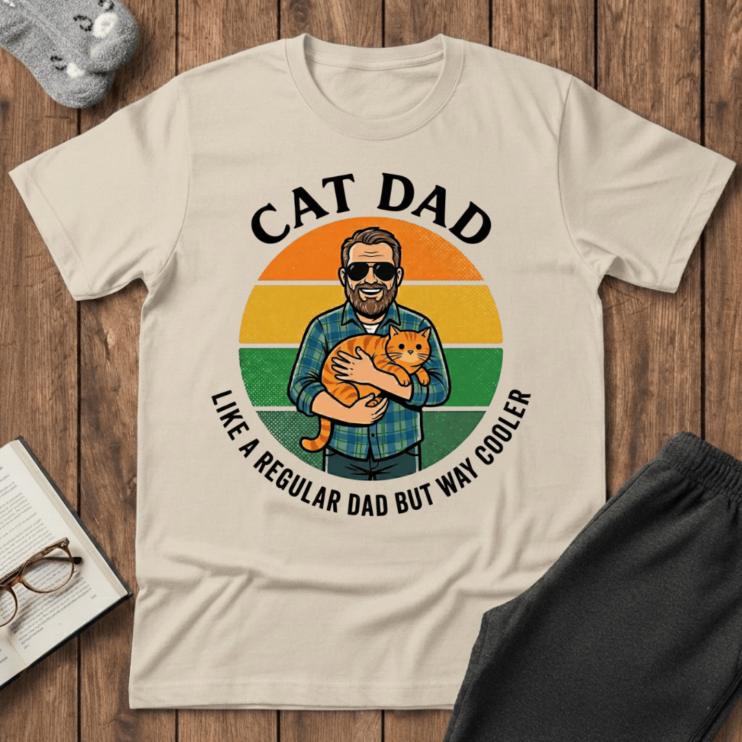 Cool Cat Dad T-shirt