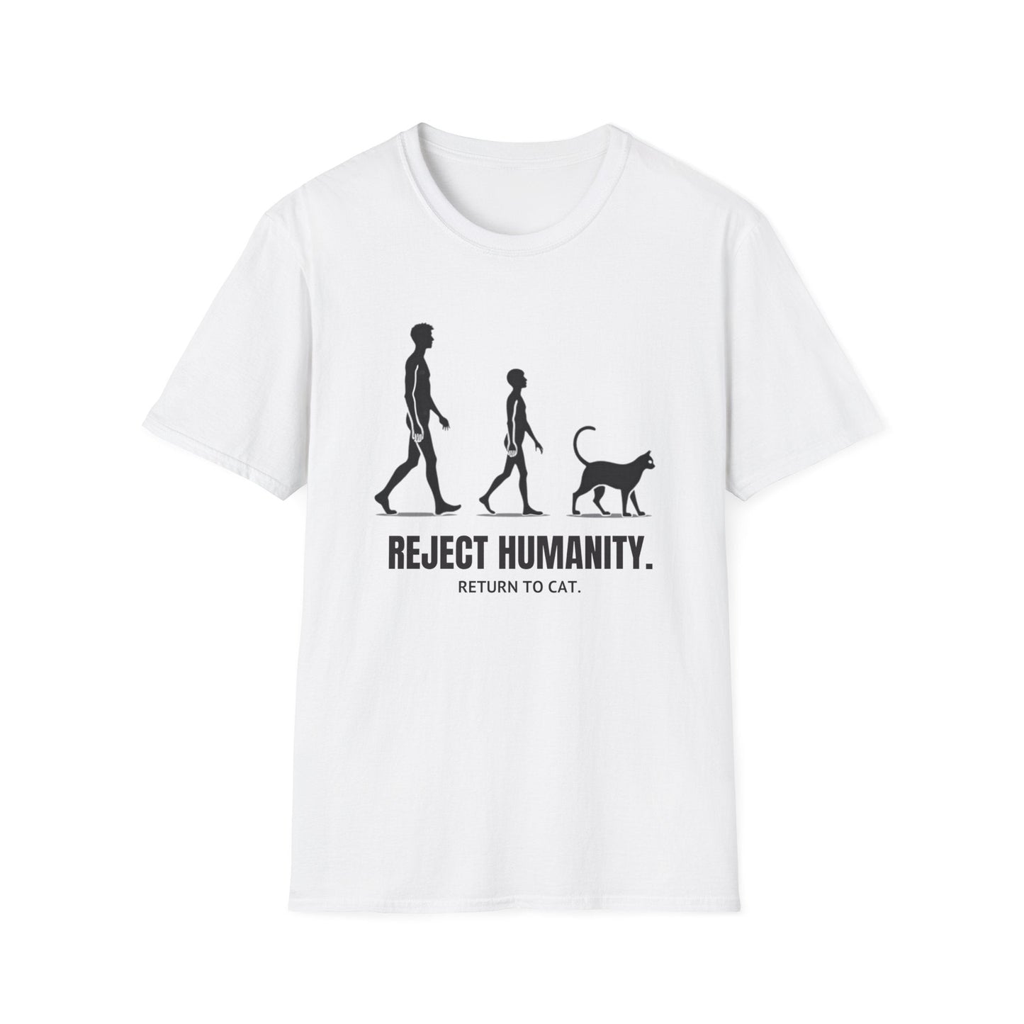Reject Humanity, Return to Cat T-Shirt