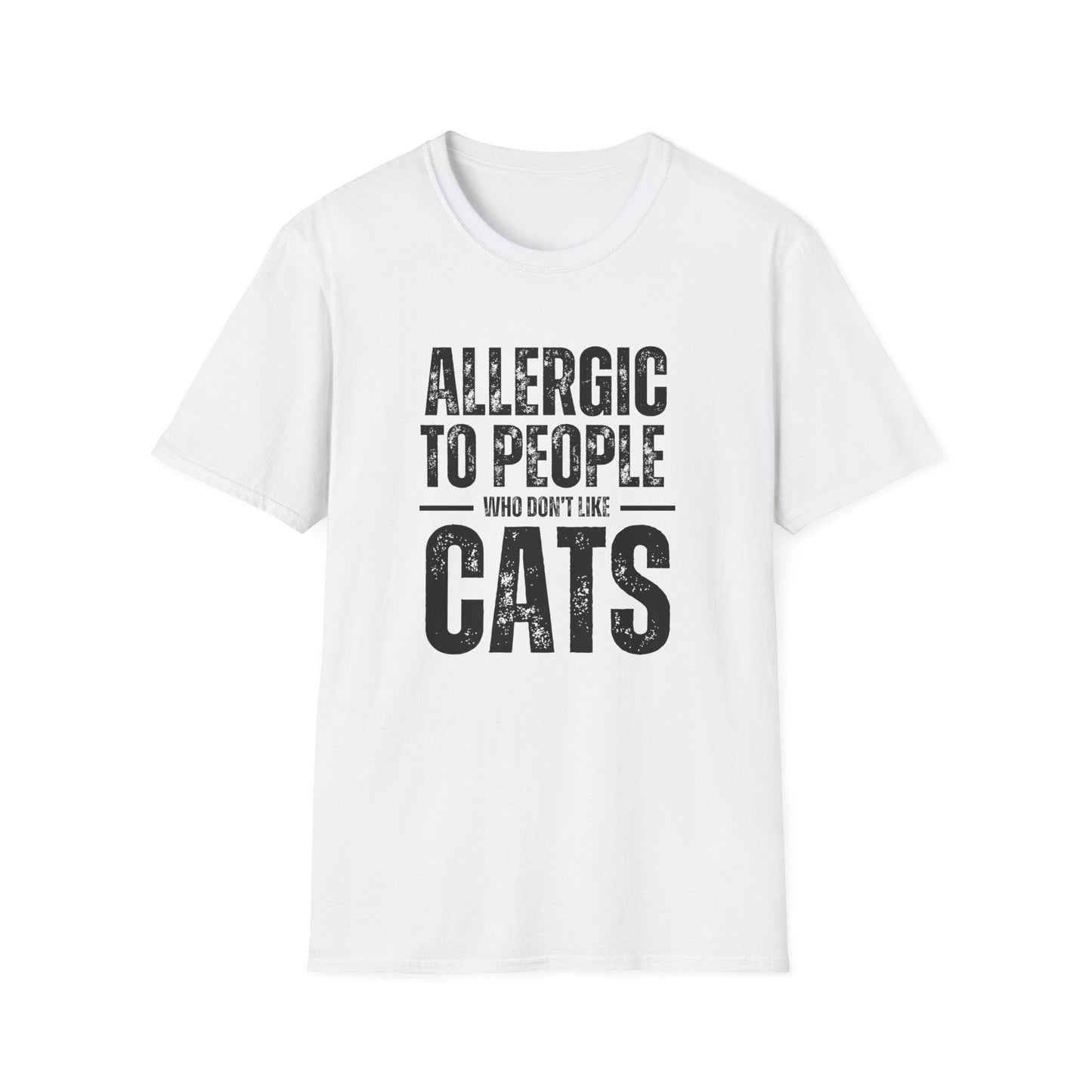 Allergic to People Who Don’t Like Cats T-Shirt