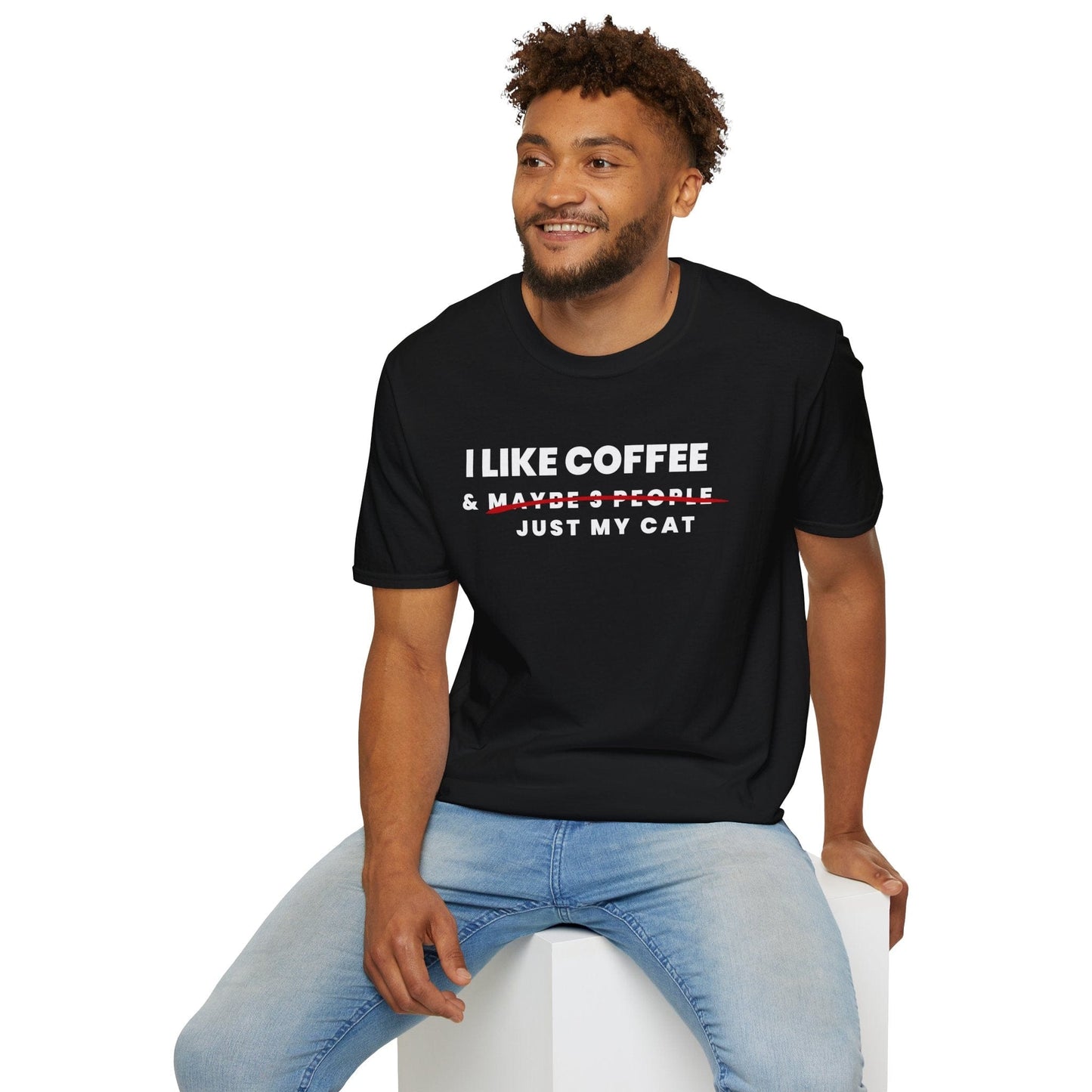 I Like Coffee & Just My Cat T-Shirt