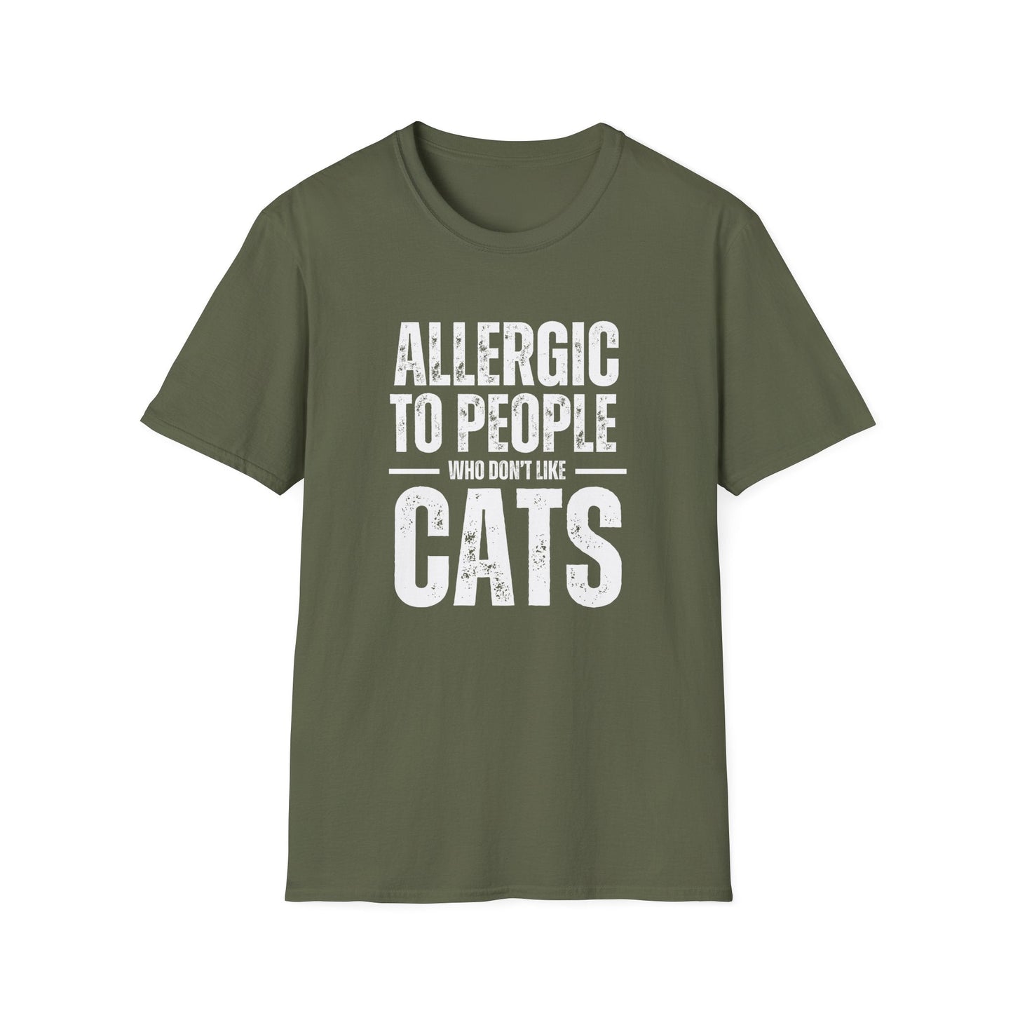 Allergic to People Who Don’t Like Cats T-Shirt
