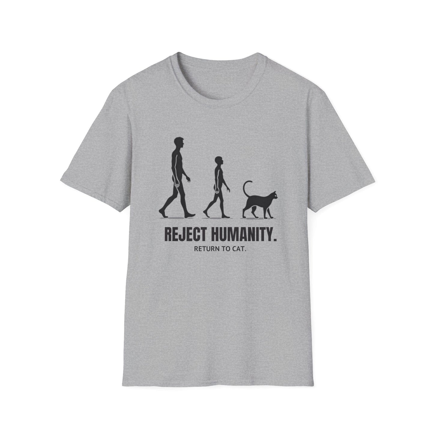 Reject Humanity, Return to Cat T-Shirt
