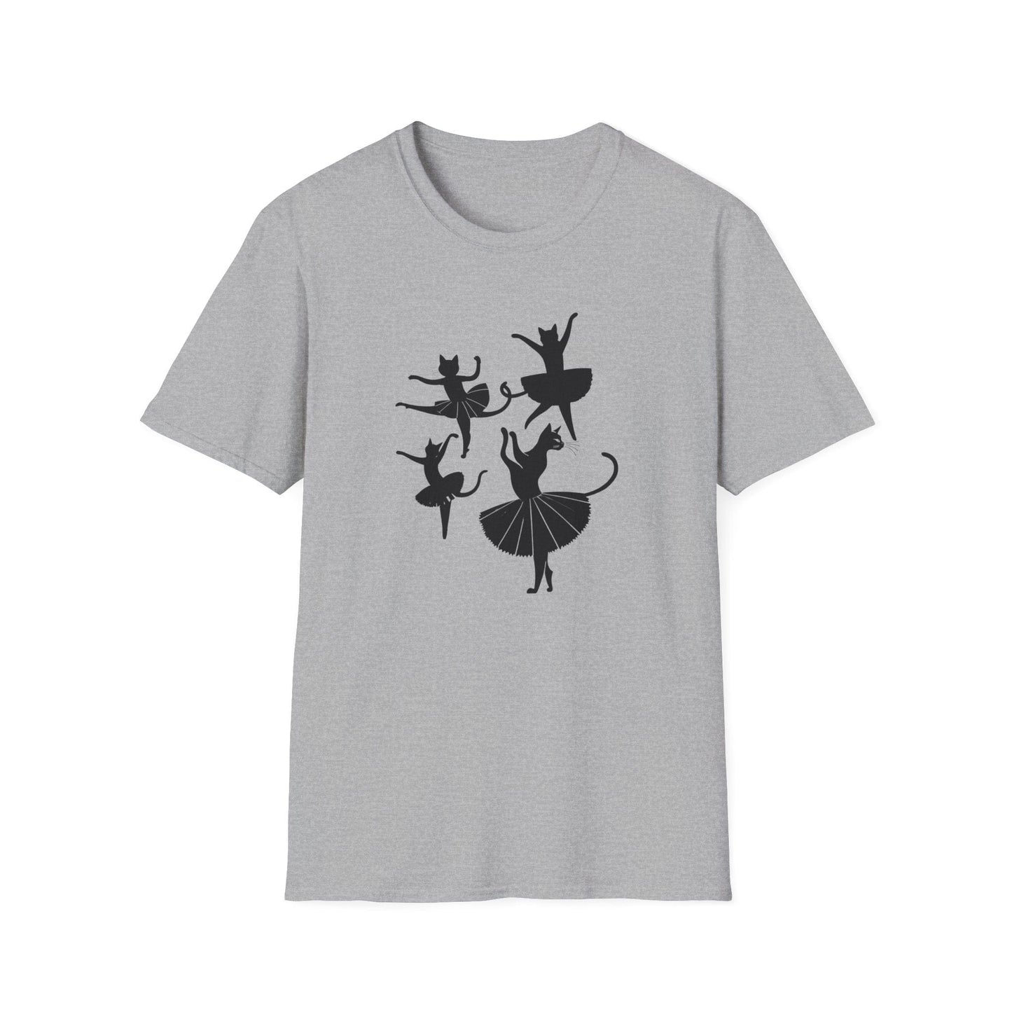 Ballet Cat Silhouette Dance T-Shirt