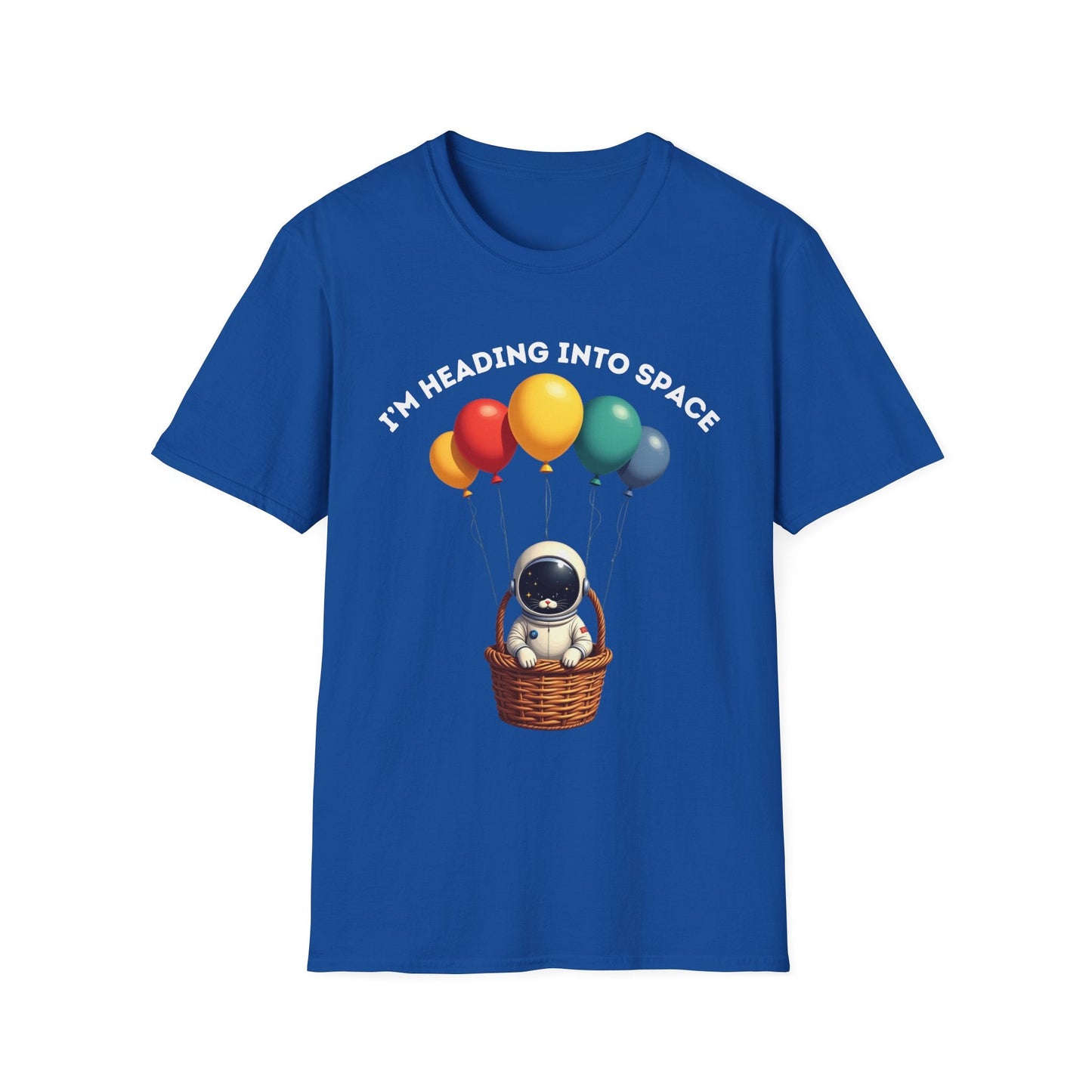 Space Kitty Balloon Ride T-Shirt