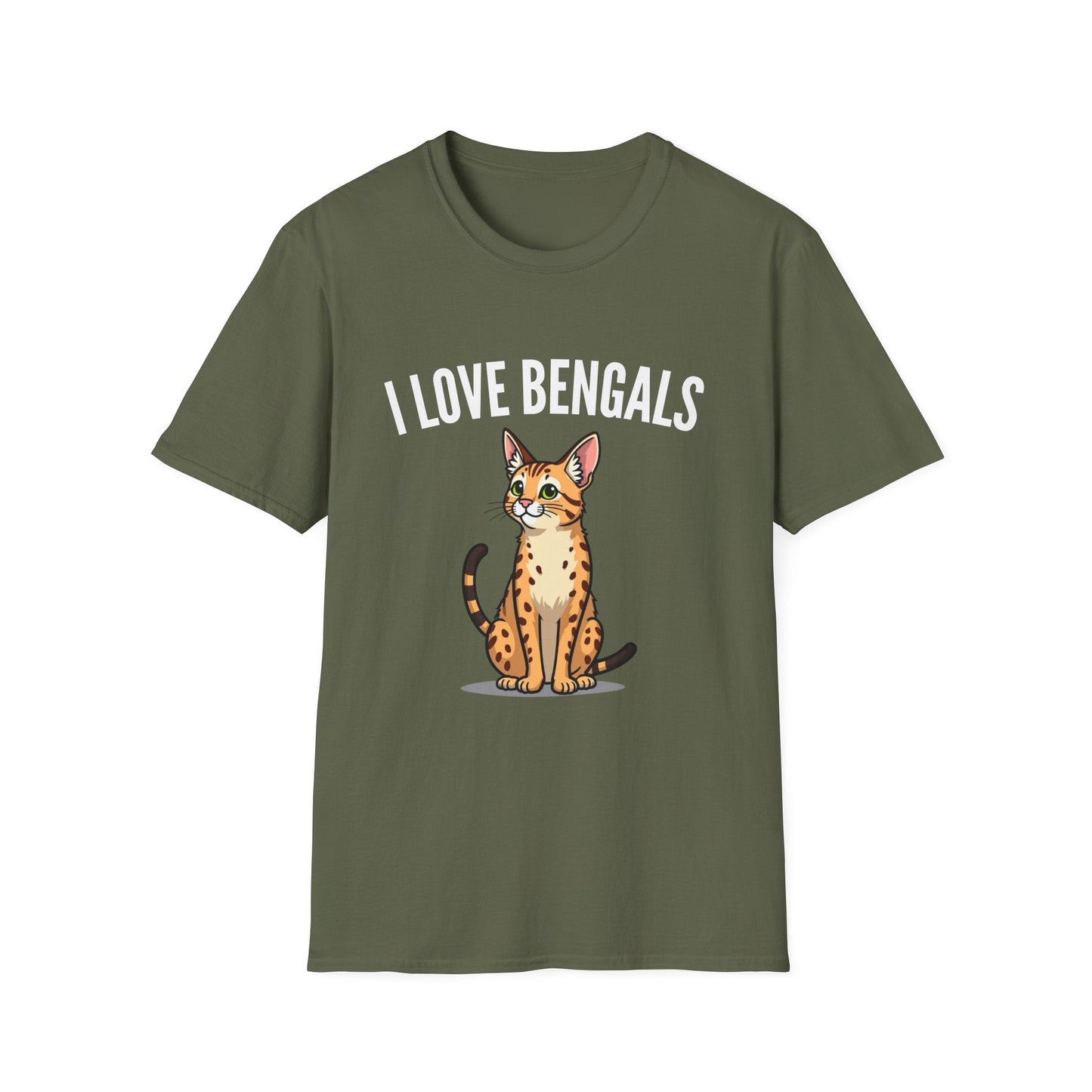 I ❤️ Bengals Cat T-Shirt