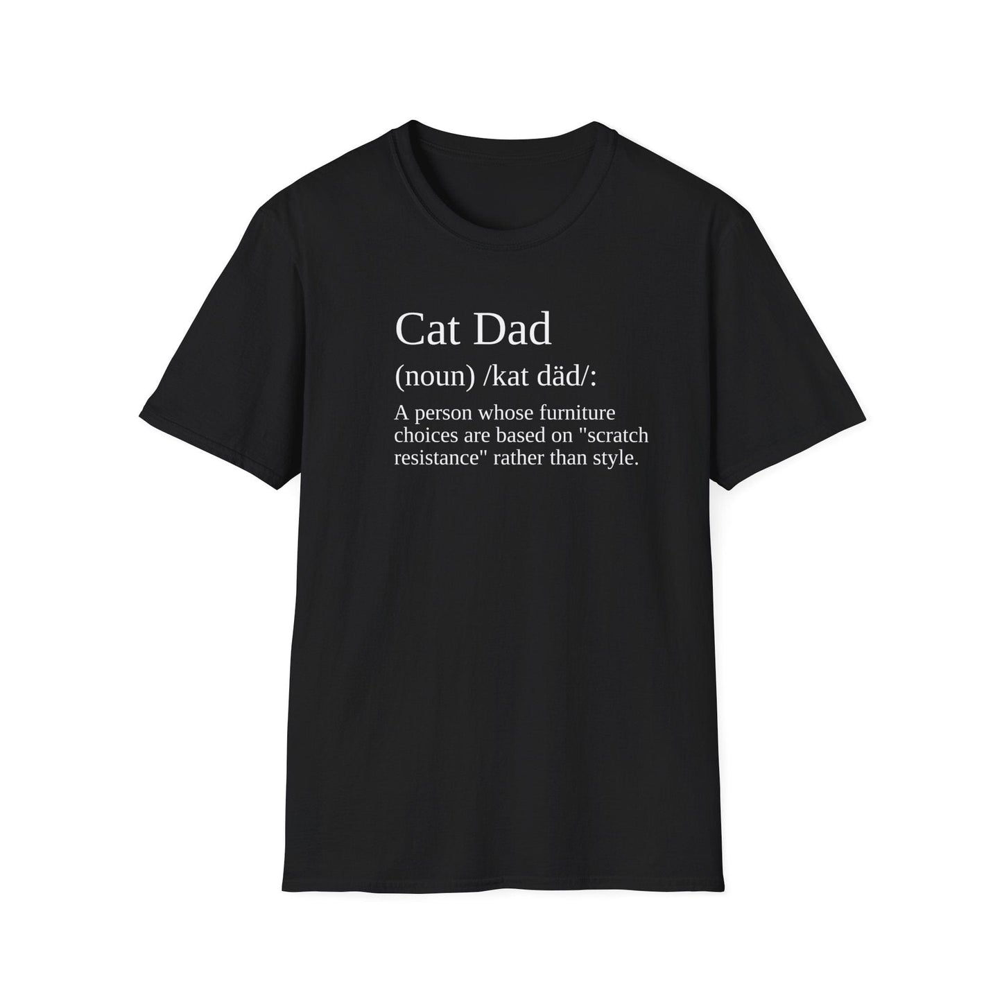 Cat Dad Definition T-Shirt