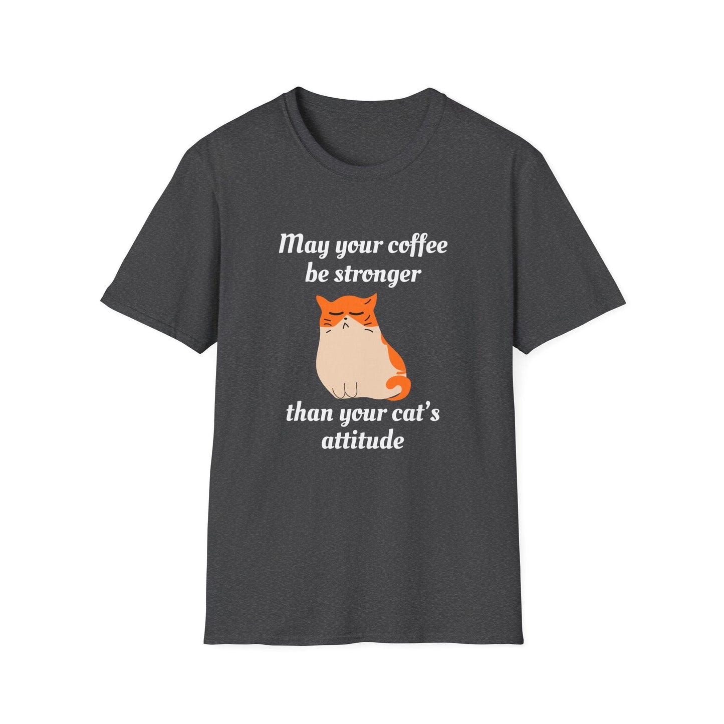 Strong Coffee, Sassy Cat T-Shirt