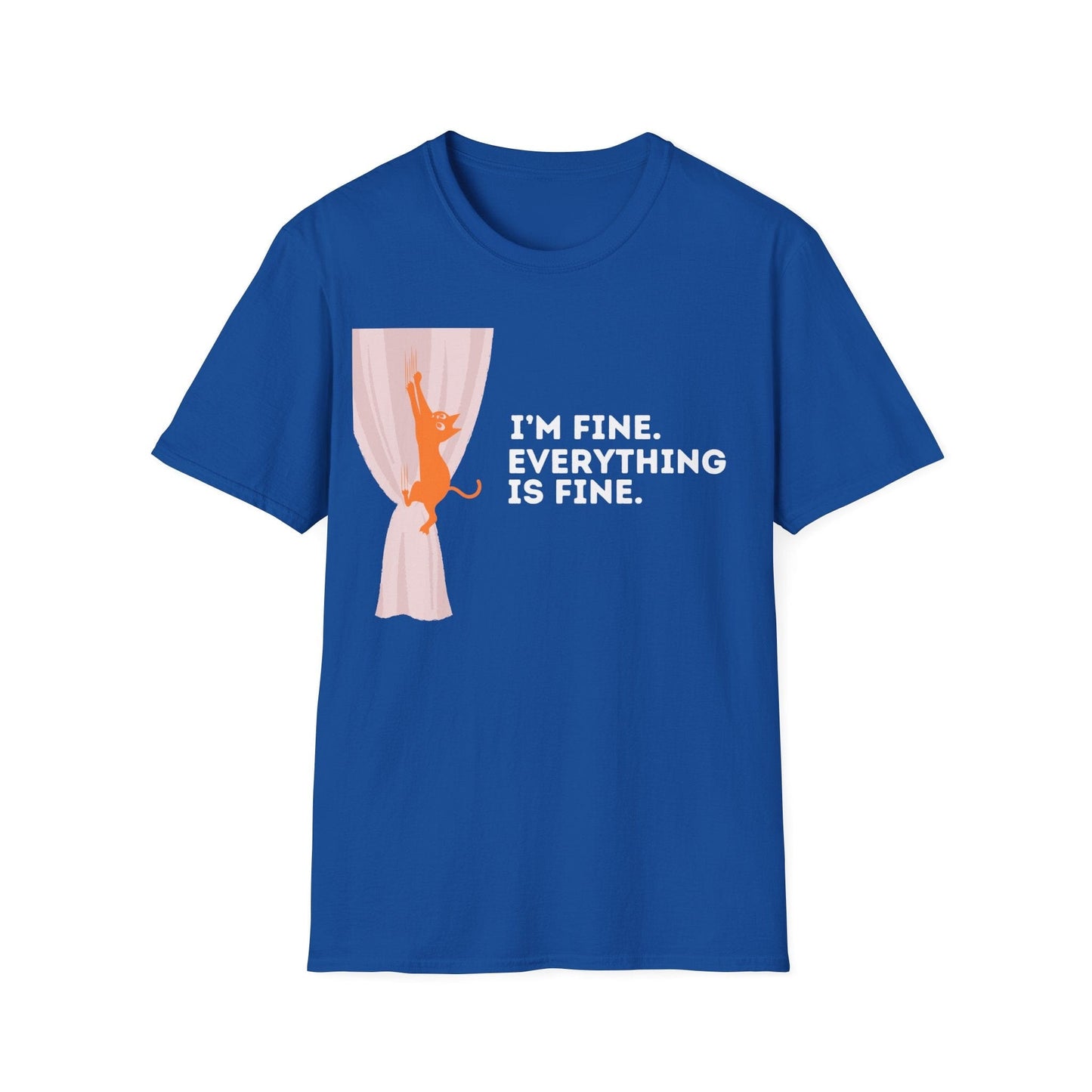 I’m Fine. Everything Is Fine Cat T-Shirt