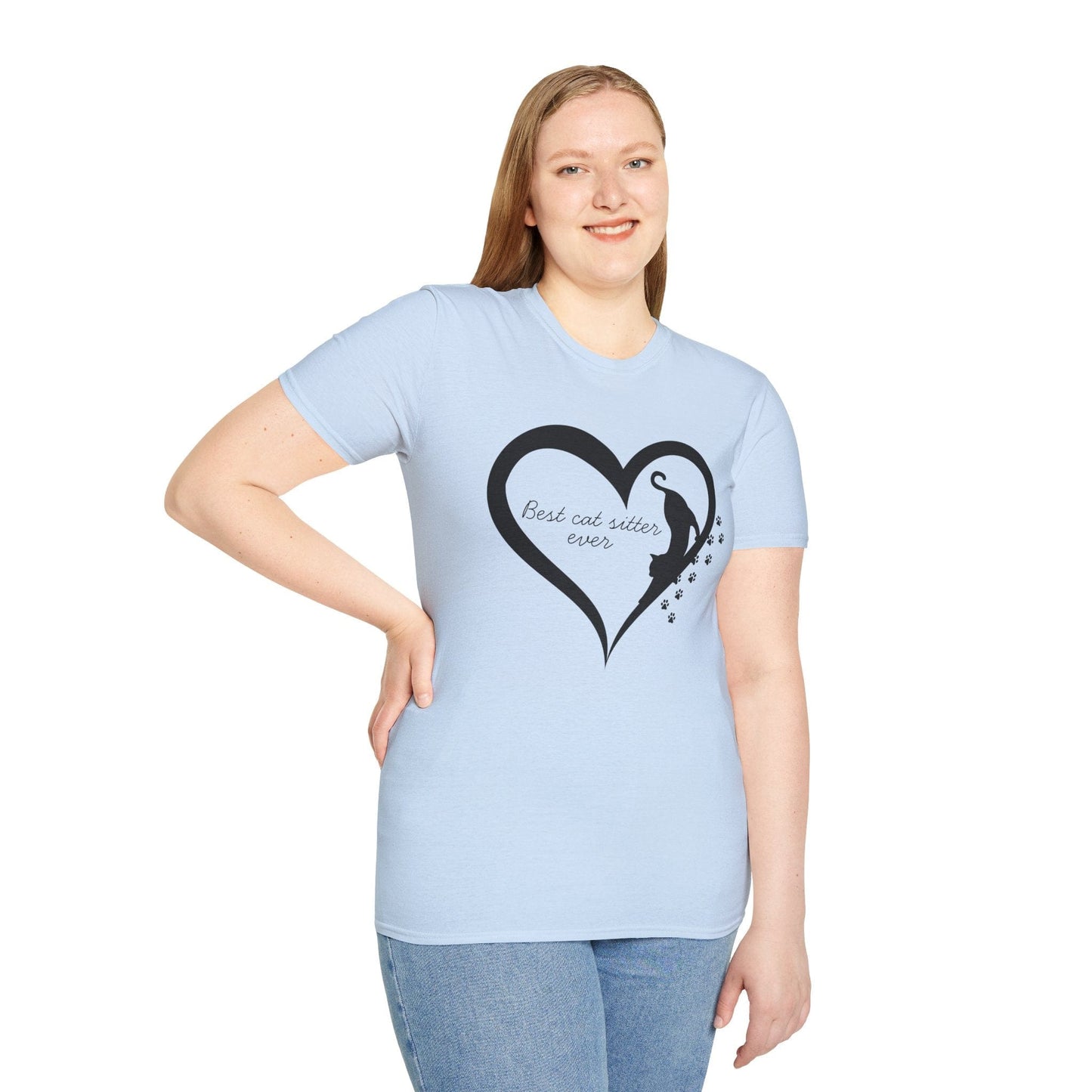 Best Cat Sitter Ever Heart T-Shirt