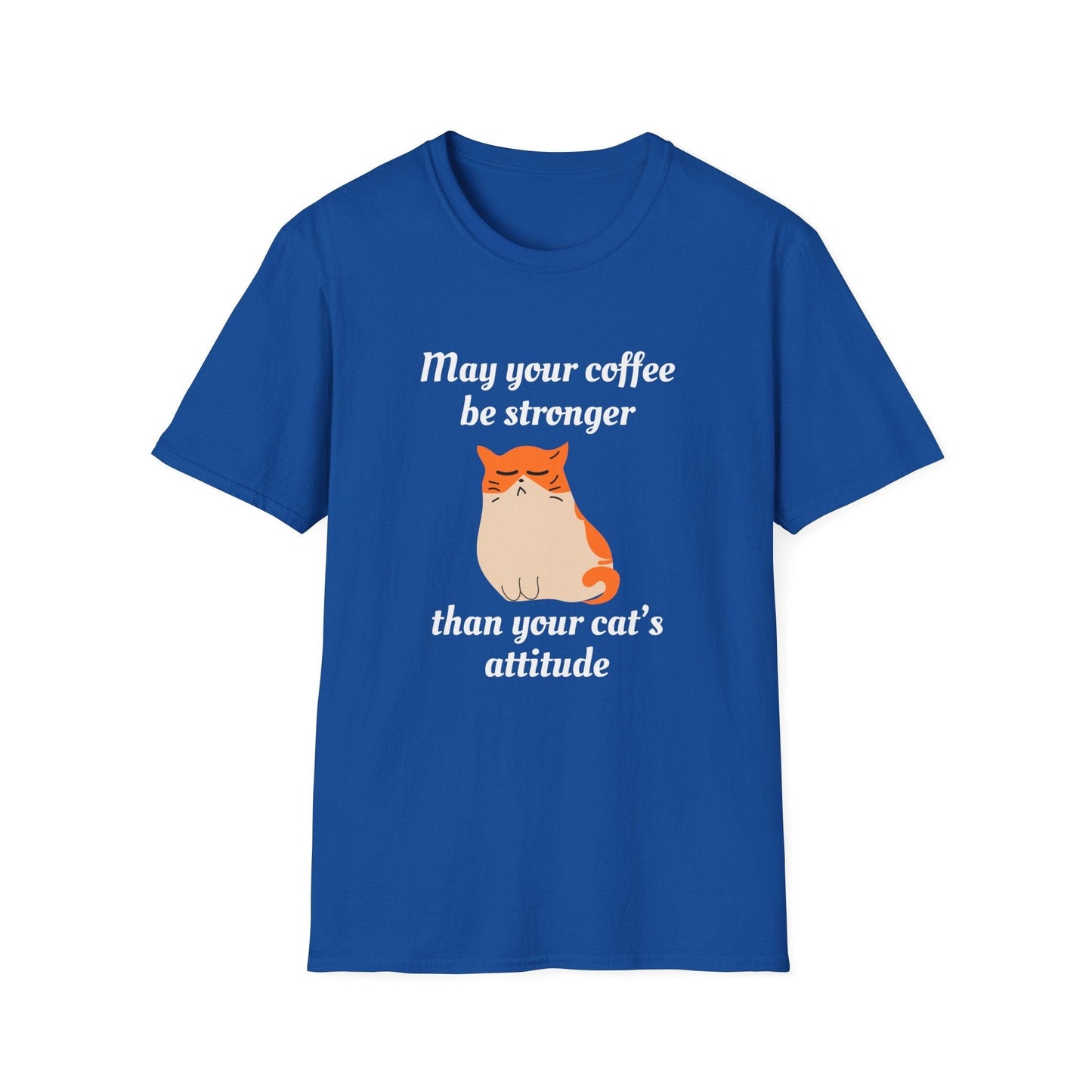 Strong Coffee, Sassy Cat T-Shirt