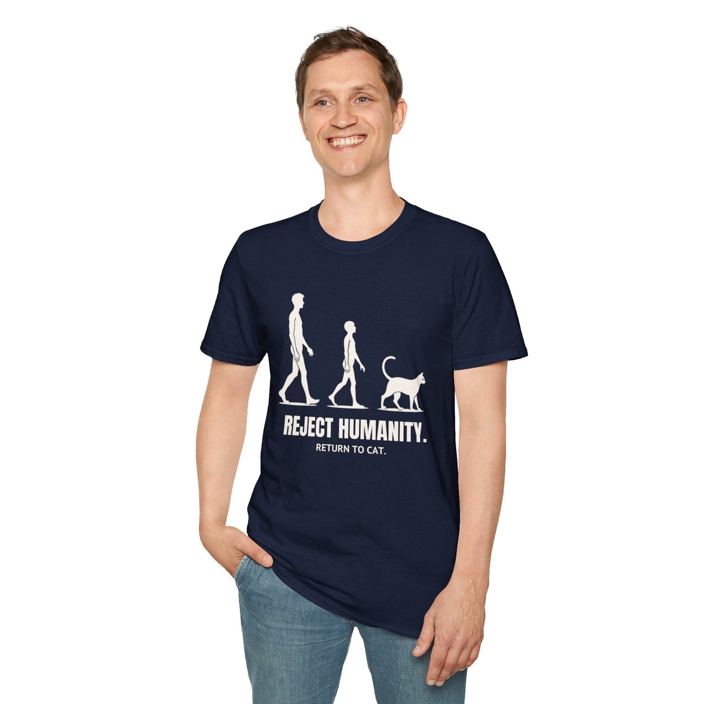 Reject Humanity, Return to Cat T-Shirt