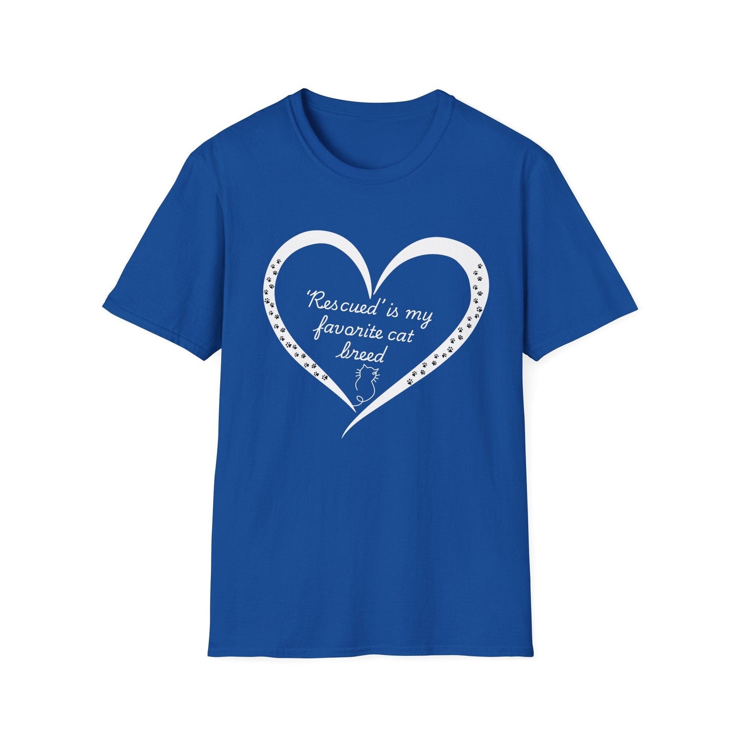 ‘Rescued’ Is My Favorite Cat Breed T-Shirt