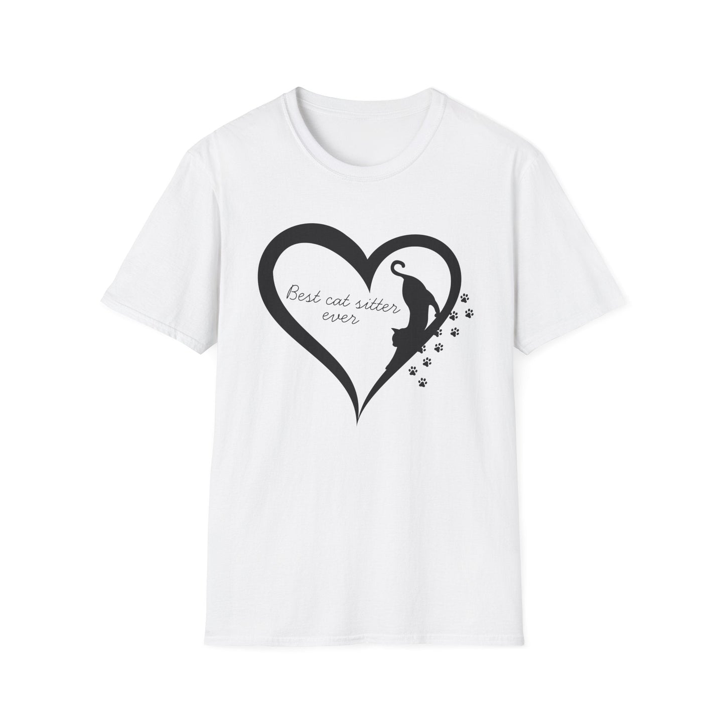 Best Cat Sitter Ever Heart T-Shirt