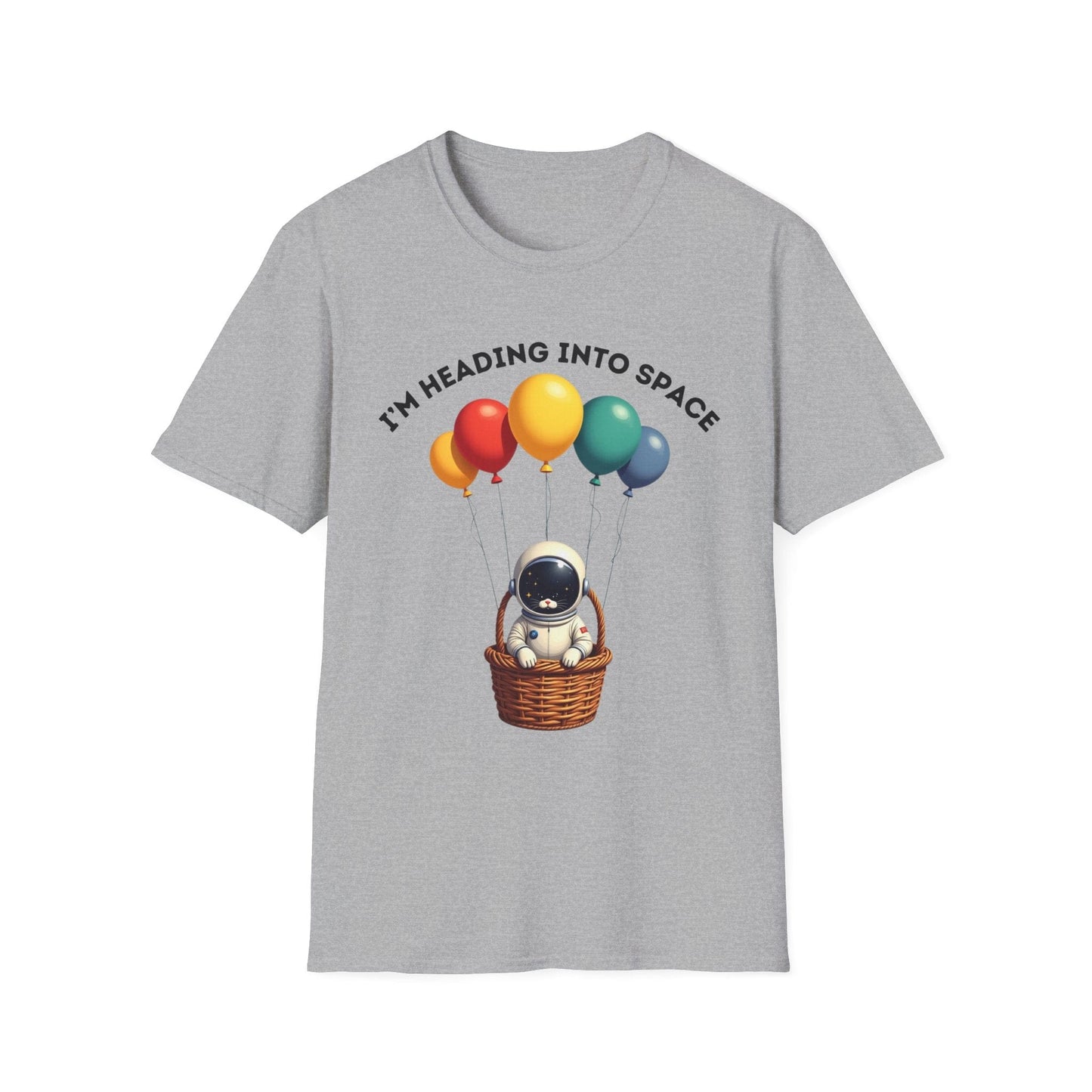 Space Kitty Balloon Ride T-Shirt