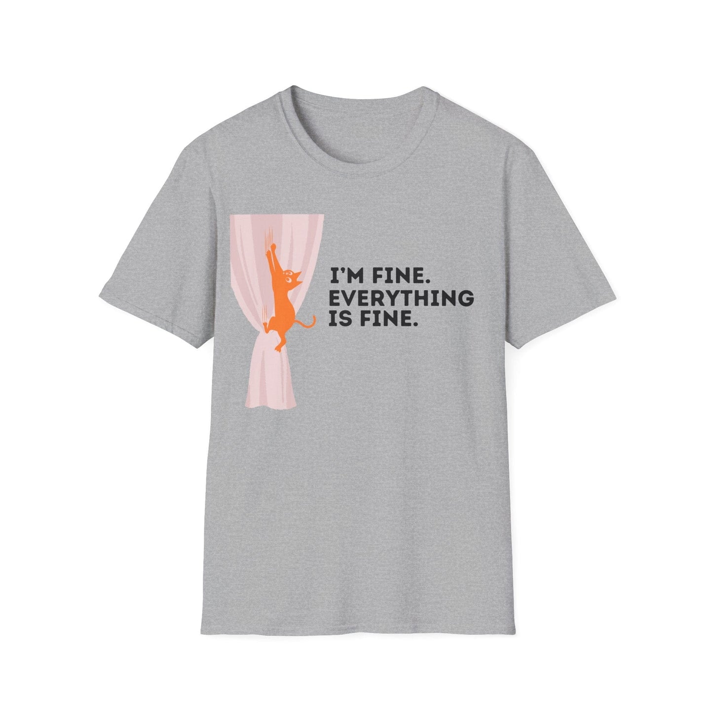 I’m Fine. Everything Is Fine Cat T-Shirt